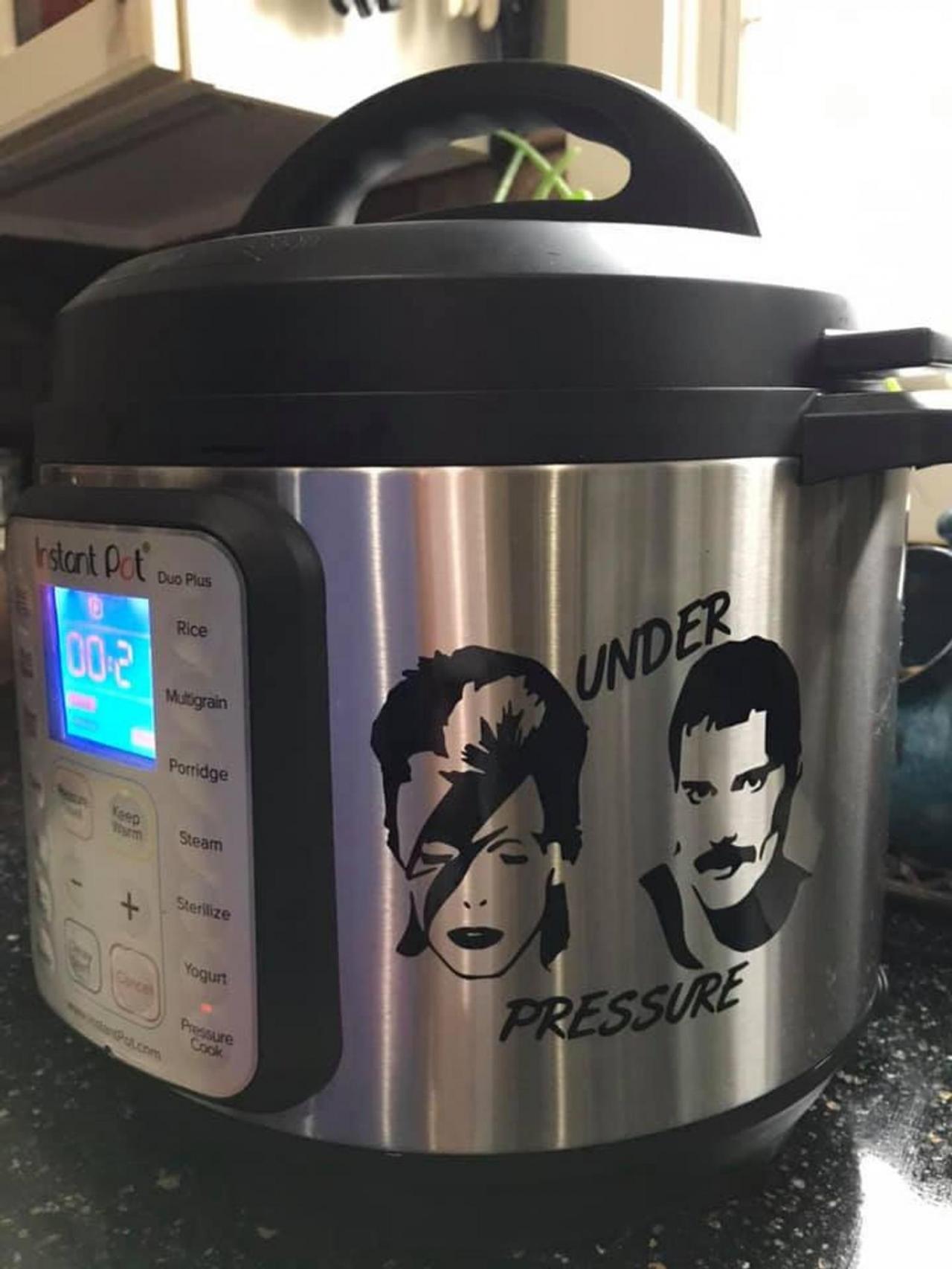 Instant Pot Decal / Under Pressure Decal / Crockpot Decal